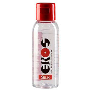 Lubrifiant Silicon Eros Silk Flasche pe SexLab