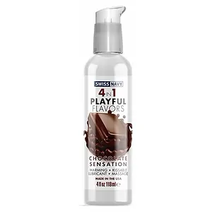 Lubrifiant Swiss Navy 4 in 1 Chocolate Sensation pe SexLab