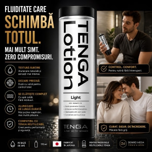 Lubrifiant Tenga Lotion Light pentru Masturbatoare 170 ml