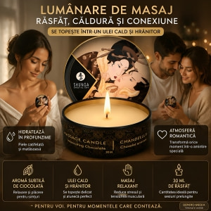 Lumânare Masaj Shunga Ciocolată 30ml