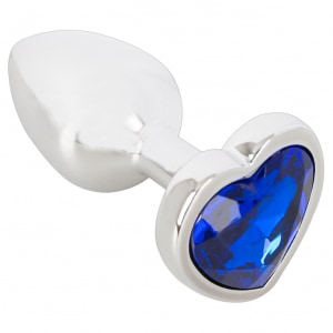 Plug Anal Metalic Cu Bijuterie Inima Plug Anal Metalic 7 Cm