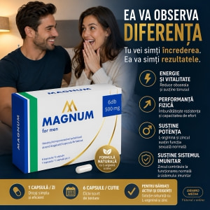 MAGNUM Pentru Bărbați, 6 Capsule, Complex Pe Bază De Plante