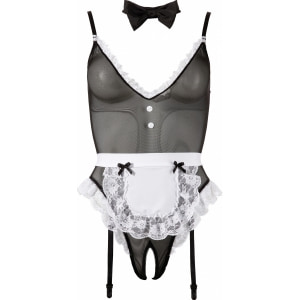 Maid Costume Cottelli Collection Negru XL