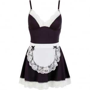 Maids Costume Cottelli Collection Negru L