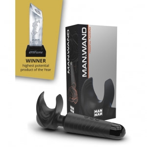 Man Wand Vibrator Negru