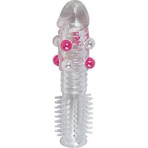Manșon Elementul Surpriză din Silicon Elastic Transparent pe SexLab