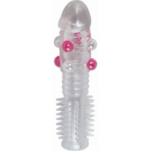 Manșon Elementul Surpriză din Silicon Elastic Transparent Manșon Elementul Surpriză din Silicon Elastic Transparent pe Sexlab.ro