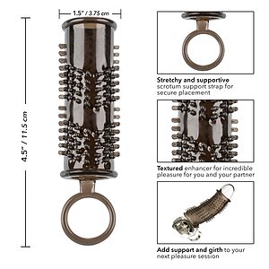 Manșon Penis Pleasure Enhancer Gri