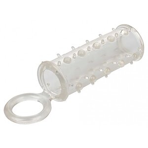 Manșon Sensation Enhancer Transparent pe SexLab