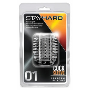 Manșon Stay Hard 01 Transparent