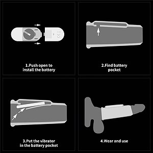 Manson Vibrator Lovetoy Knights Ring Alb