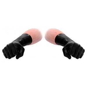 Mănuși Latex Short Fist It Negru Mănuși Latex Short Fist It Negru pe Sexlab.ro