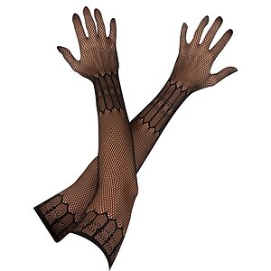 Manusi Net Gloves Negru pe SexLab