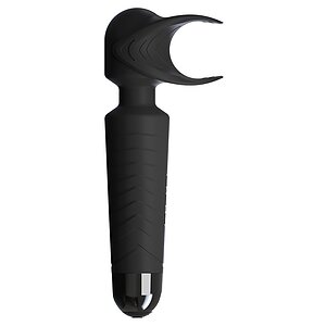 Man.Wand Wand Vibrator Negru pe SexLab