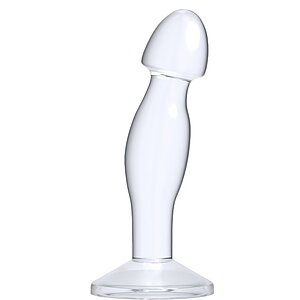 Stimulator Prostata Transparent 16.5 Cm Tpe Plug Anal Masator Prostata Curbat