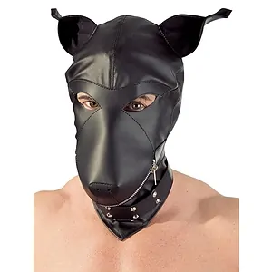 Mască Fetiș Câine Negru pe SexLab