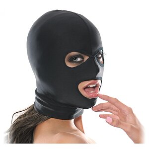 Mască Intimă Pentru Plăcere Fără Limite Negru pe SexLab