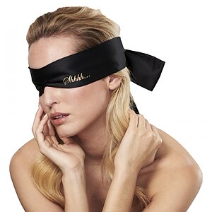 Mască Shhh Blindfold Negru pe SexLab