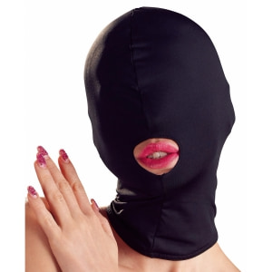 Masca Bad Kitty Head Mask Mouth — Neagră, Discretă Negru pe Sexlab.ro