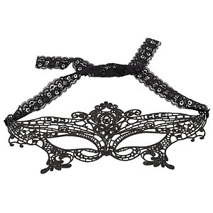 Mască Cottelli Collection Brodată Negru