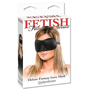 Mască Deluxe Fantasy Love Negru
