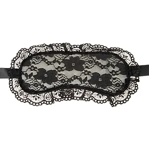 Mască Din Dantelă Leg Avenue Negru pe SexLab