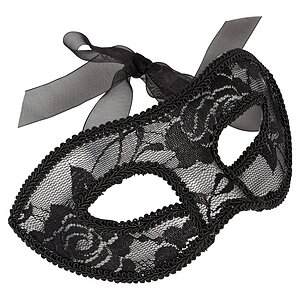 Mască Elegantă Cottelli Collection Negru pe Sexlab.ro