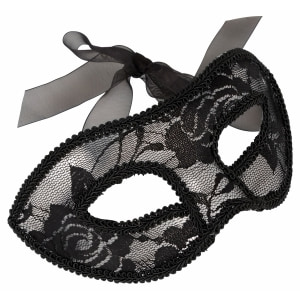 Mască Elegantă Cottelli Collection Negru Mască Elegantă Cottelli Collection Negru pe Sexlab.ro