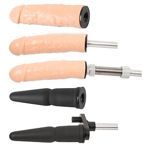 Mașină de Sex cu Împingere pentru Penetrare Dublă Argintiu