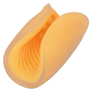 Masturbator Dual Grip Portocaliu pe SexLab