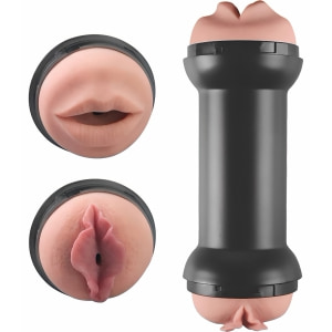 Masturbator Dublu Pentru Stimulare Orala Si Vaginala Masturbator Vagin Si Gura Realist