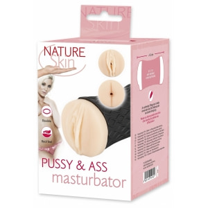 Masturbator Dublu Nature Skin
