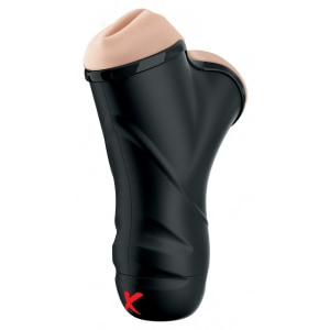 Masturbator Dublu PDX Elite Negru pe Sexlab.ro