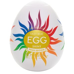 Masturbator Egg Shiny Pride Edition Alb pe SexLab