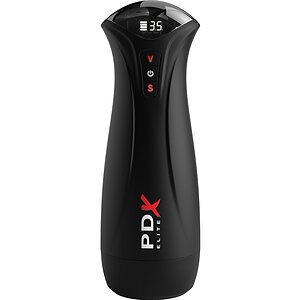 Masturbator Pipedream PDX Elite Auto-Sucțiune Texturată Negru