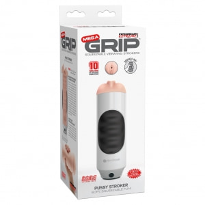 Masturbator Realist Mega Grip cu Vibrații