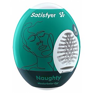 Masturbator Satisfyer Egg Naughty Verde pe Sexlab.ro