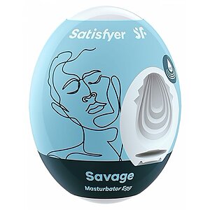 Masturbator Satisfyer Egg Savage Albastru pe SexLab