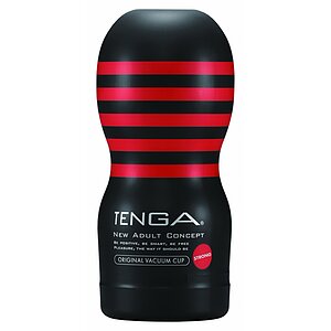 Masturbator Tenga Original Vacuum Cup Strong Negru pe SexLab