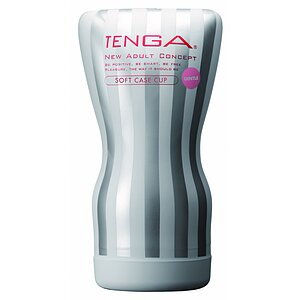 Masturbator Tenga Soft Case Cup Gentle Alb pe SexLab