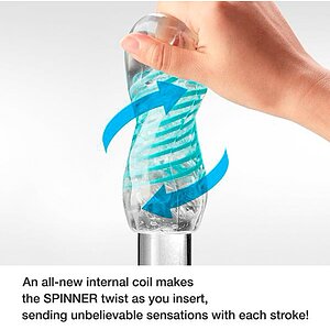 Masturbator Tenga Spinner Tetra Transparent