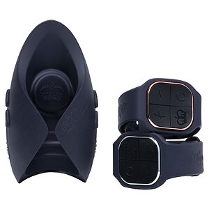 Masturbator Vibratii Hot Octo Pulse Duo Lux Gri pe SexLab