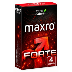 Pastile MaxRo Forte Pentru Potență și Erecție 4buc