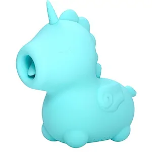 Vibrator Dual Motoare Pentru Clitoris Mini Vibrator Unicorn Albastru Reincarcabil Usb