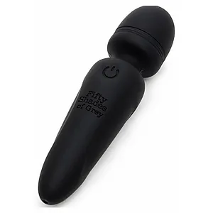 Mini Wand Fifty Shades Of Grey — 20 Moduri, Reîncărcabil Negru pe SexLab