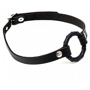 Calus Mouthgag with O-ring Negru pe SexLab