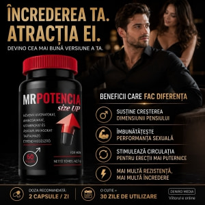MrPotencia sizeUp 60 Capsule Pentru Potență