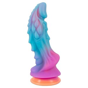 Mystic Dragon – Dildo Fosforescent cu Ventuză Puternică 21.5cm Multicolor pe Sexlab.ro