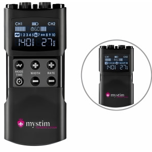 Mystim Tension Lover 2, EStim Reîncărcabil cu 2 Canale Negru