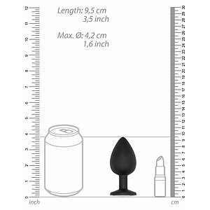 N0. 91 Self Anal Plug Negru